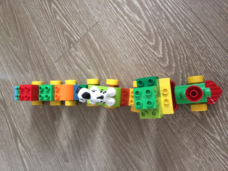 Lego Duplo паровозик с цифрами, Мск