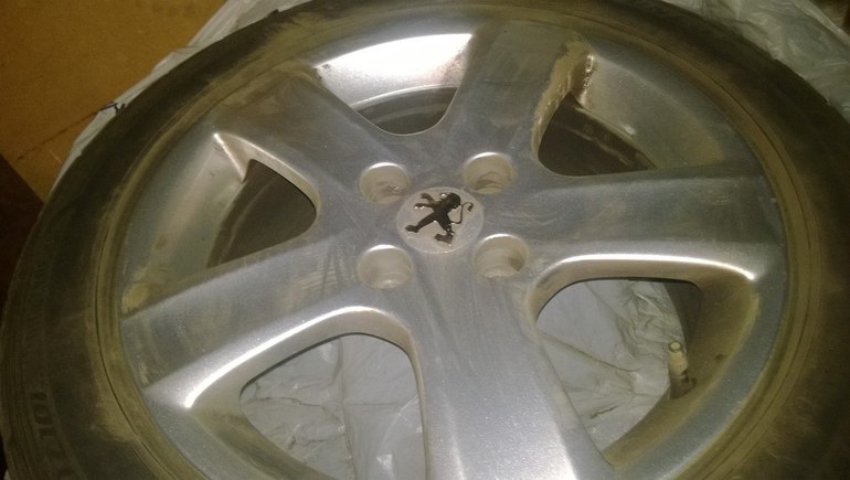 Литые диски от peugeot