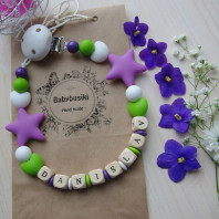 Именной держатель для соски