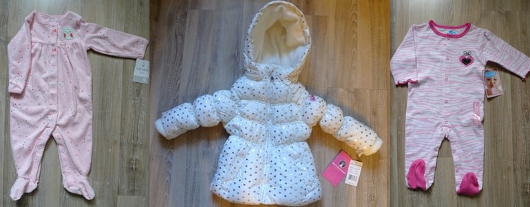 комбинезон Carter's, Bon Bebe на 6-9мес и Курточка на синтепоне 18мес