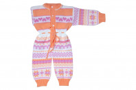 Теплый комбинезон для девочек