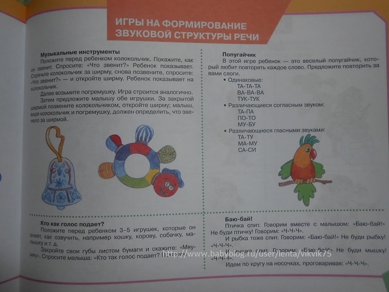 Пособие по развитию речи
