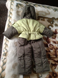 Зимний комбенизон на овчине . размер 86