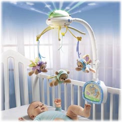 Мобиль в кроватку fisher price мечты о бабочках