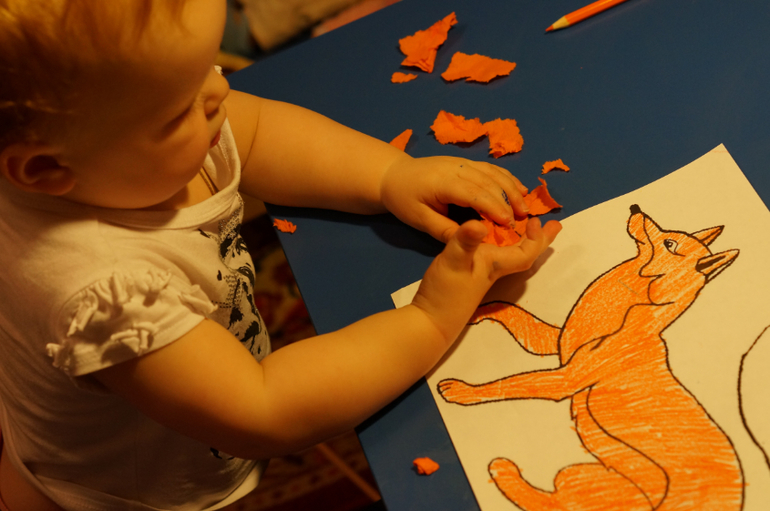 ТН Лесные животные. День 4 - лиса и заяц.