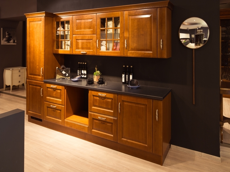 Складская программа кухонь фабрики Scavolini (Италия).