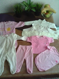 Одежда на девочку от 0-4 мес