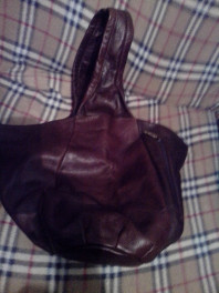 Сумка - торба - мешок нат. кожа