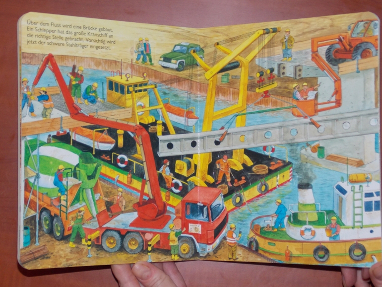 Развороты Kennst du schon die Baustelle? by Guido Wandrey