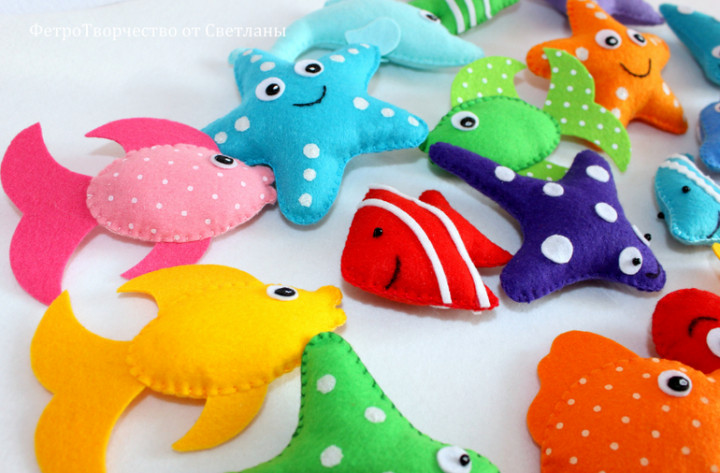 Магнитные морские обитатели из фетра. — 23 ответов | форум Babyblog