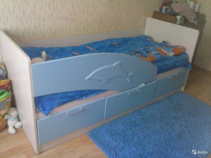 Кровать детская Дельфин 160/80