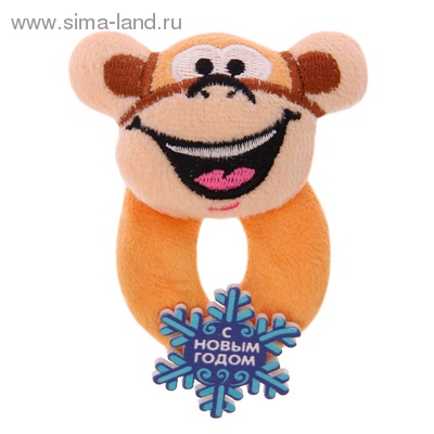 Мягкая игрушка-магнит обезьянка 