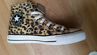 Кеды Convers женские высокие леопард
