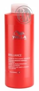 WELLA BRILLIANCE  ШАМПУНЬ ДЛЯ ОКРАШЕННЫХ ЖЕСТКИХ ВОЛОС  1000