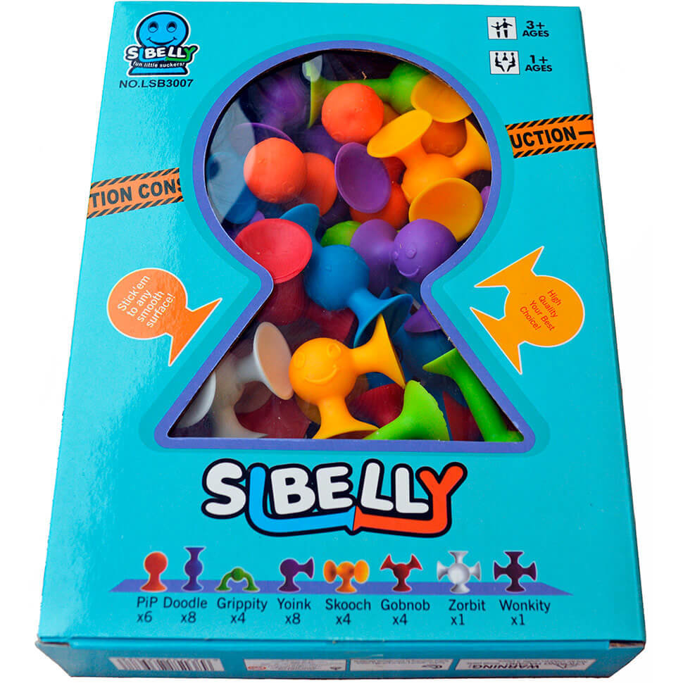 Конструктор присоска прилипала Sibelly 36 деталей