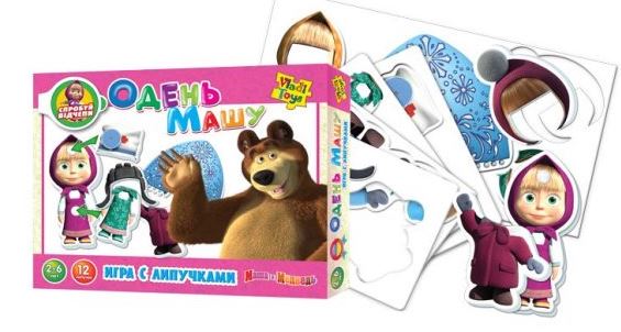 Игра с липучками «Одень Машу»