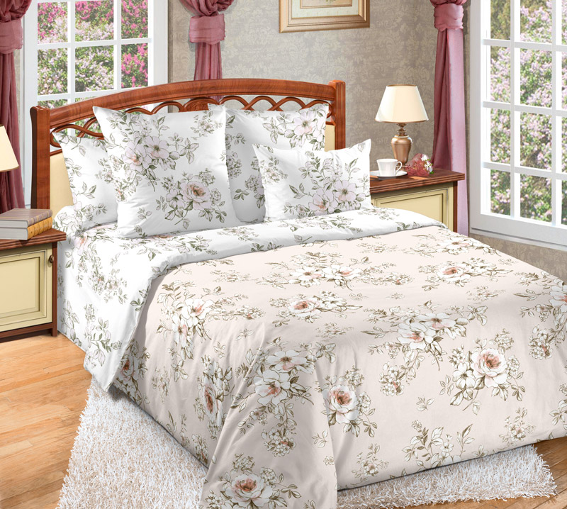 КПБ СЕМЕЙНЫЙ   САТИН Виктория (на молнии)