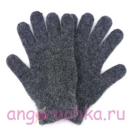 Вязаные шерстяные перчатки