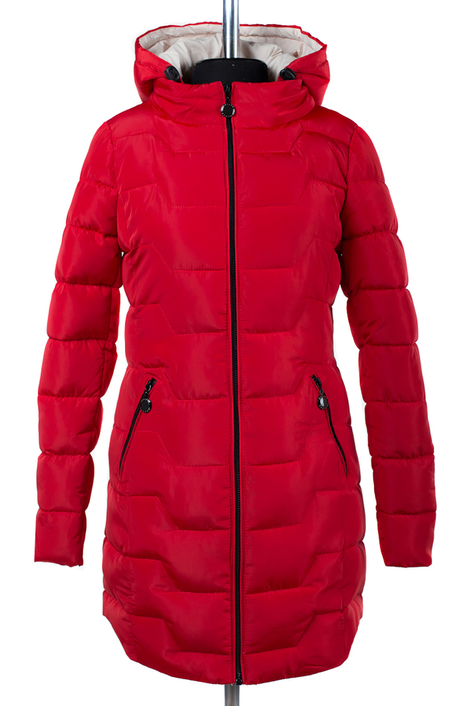 05-1356 Куртка зимняя (Синтепух 300) Плащевка Красный