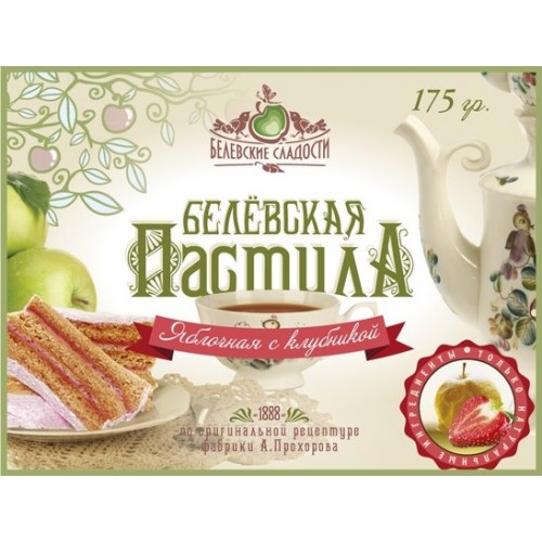 Белевская пастила с клубникой 350 гр