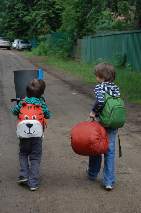 Одноночный многодетный поход