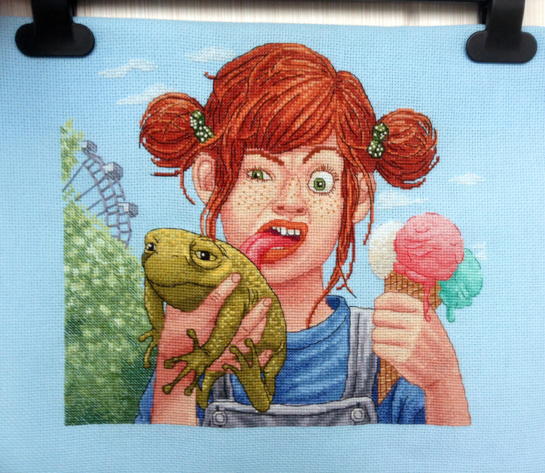 Закончила Пеппи!