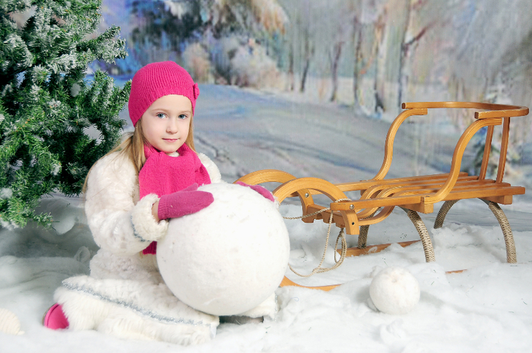 Фотосессия доченьки в садике)