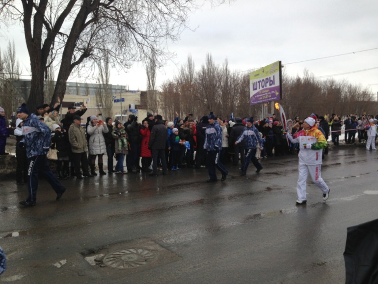 Олимпийский огонь в Самаре