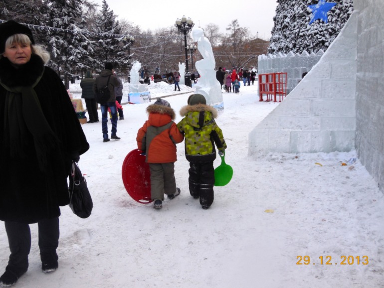 Городская ёлка, сквер им. Кирова