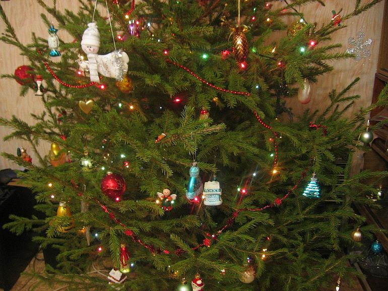 И вот она нарядная...