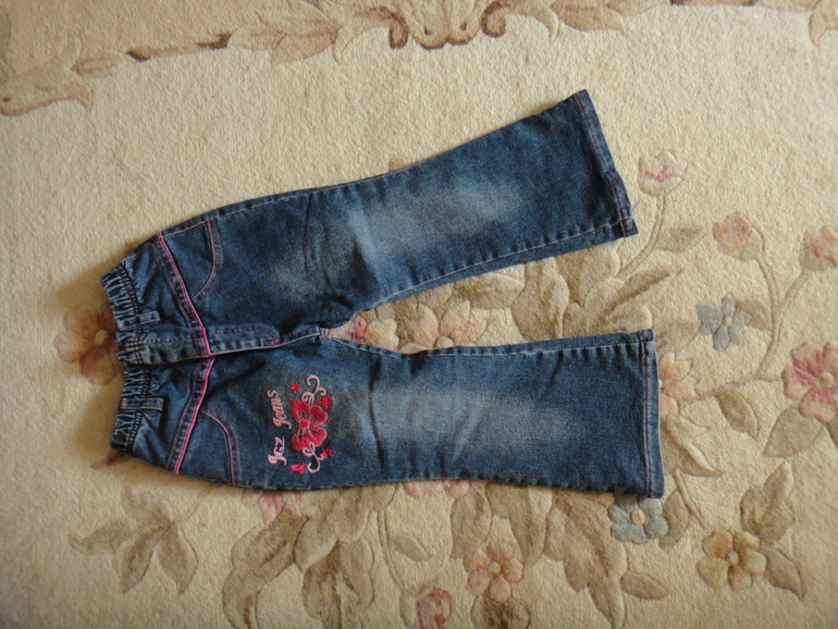 Джинсы на подкладе р.4
