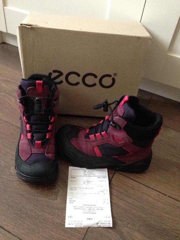 Ботинки экко 29 размер