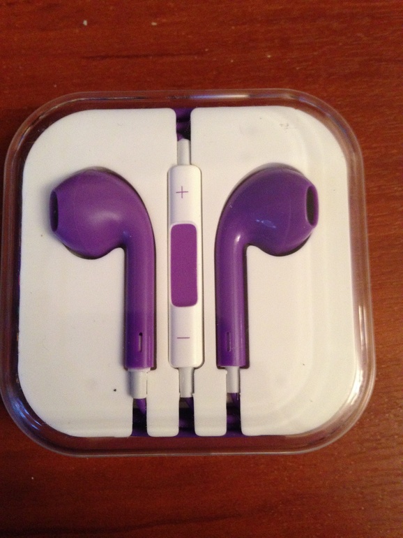 Цветные наушники для Apple