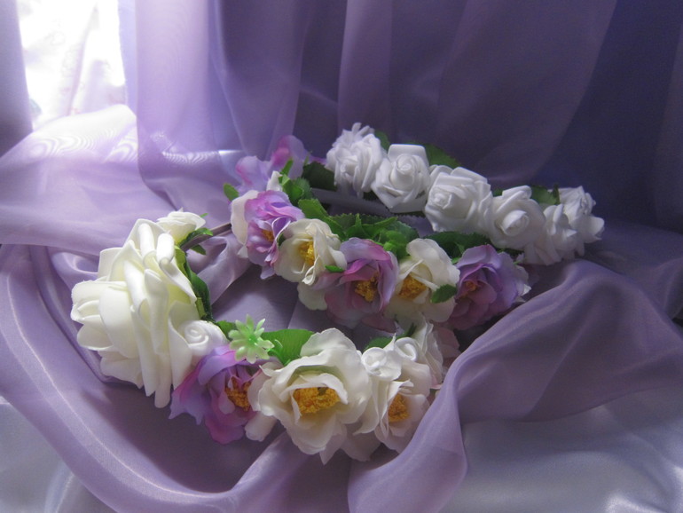 Ободки с цветами