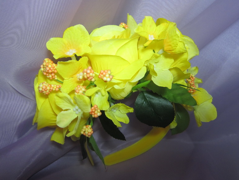 Цветочные ободки!