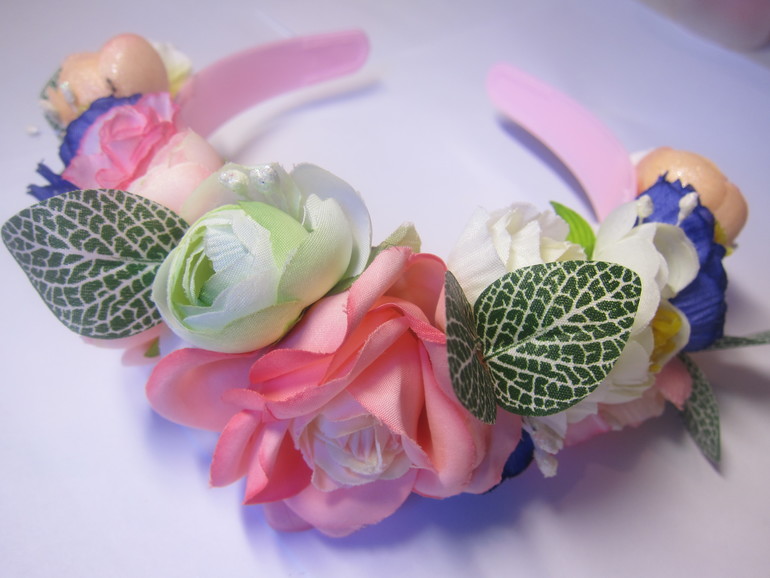 Новые цветочные ободочки!!!