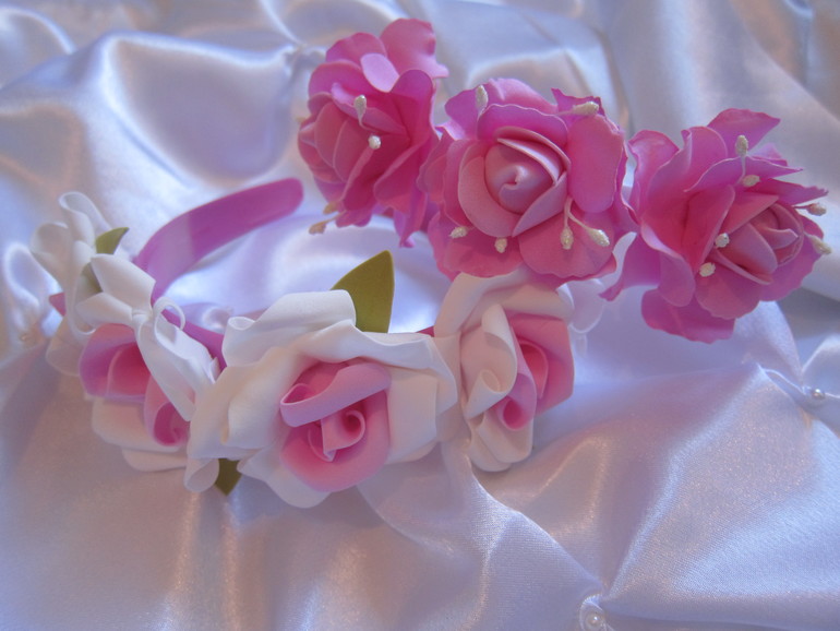 Ободки с цветами