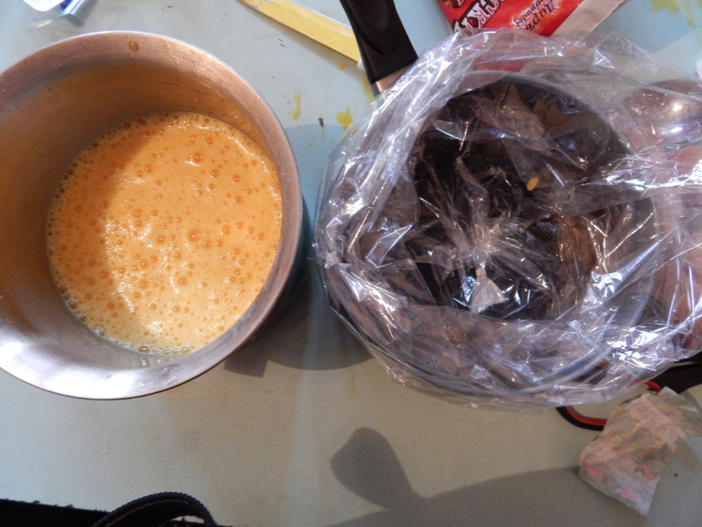 Омлет варёный.