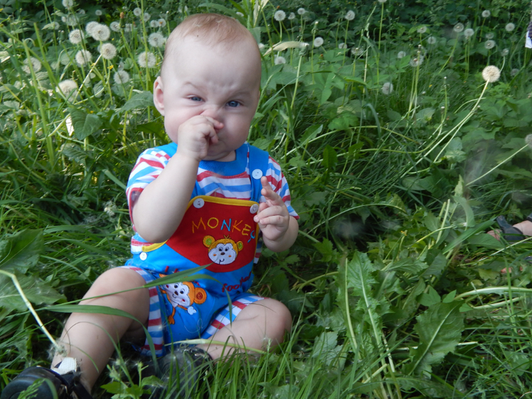 Костику 10 месяцев. Как меняются детки