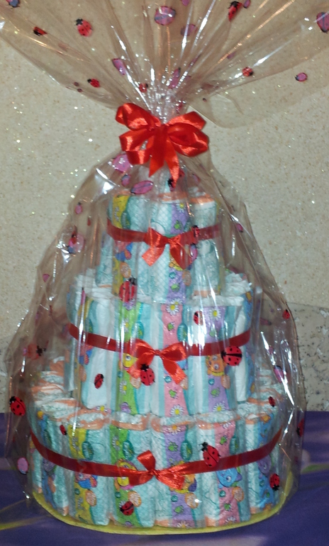 Подруге на выписку делала, хвастаюсь)))