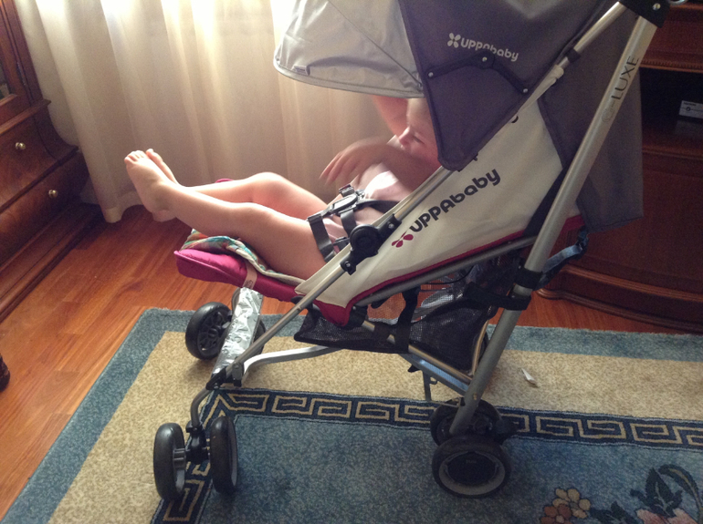 Наша новенькая uppababy g- luxe!! Розово- фиолетовая .