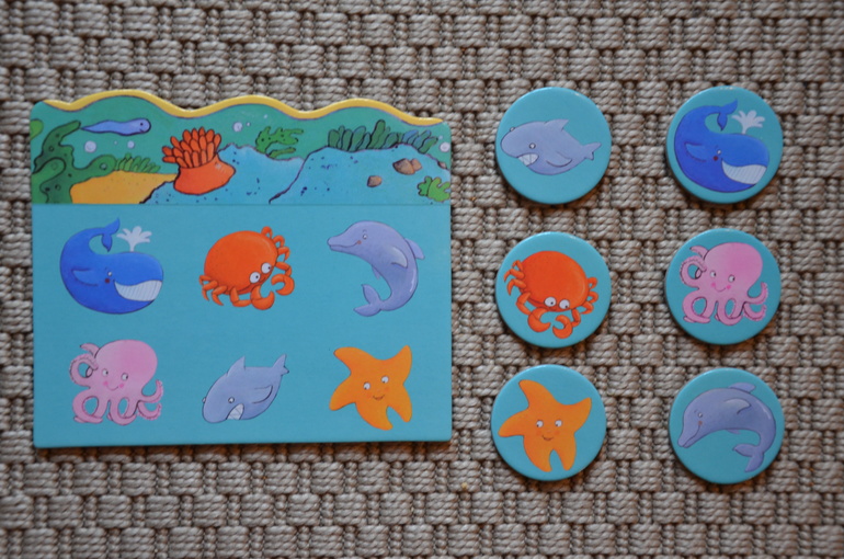 Лото животные Djeco и МемоFRUTTI от Janod