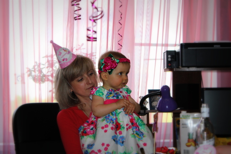 Годик нашей Доченьки***