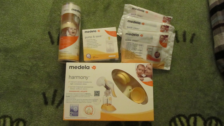 Молокоотсос ручной Нarmony Medela (Медела) и аксессуары