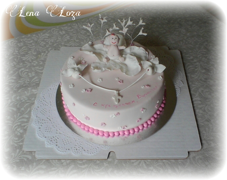 тортик на крестины