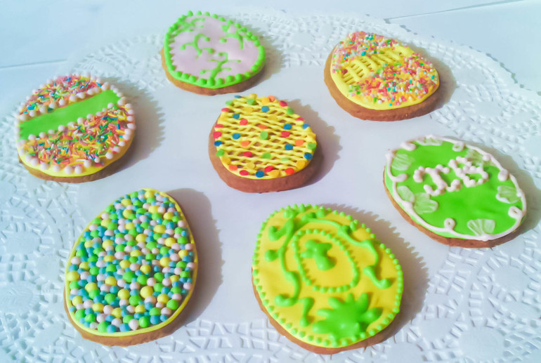 Пасхальные пряники на благотоворительную ярмарку