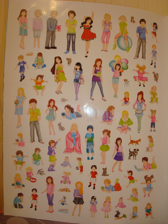 Очень красивые книги с наклейками.