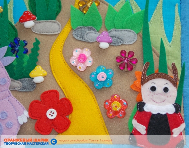 Книга из фетра