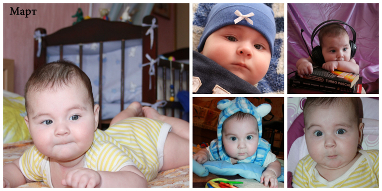 Сыночку Максиму 6 месяцев