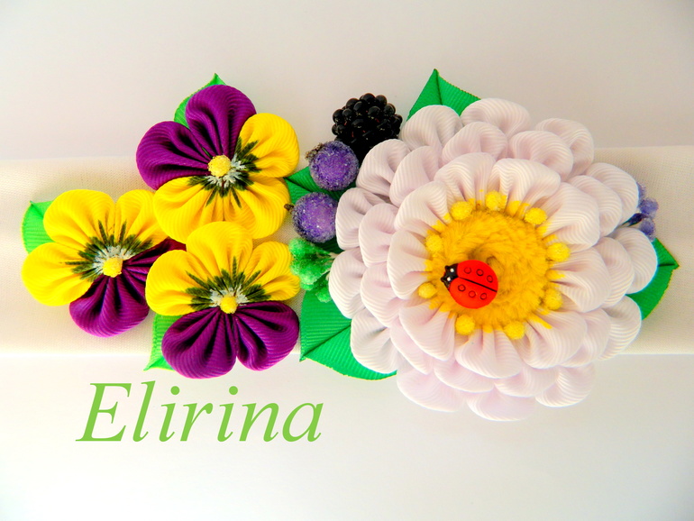 Мои любимые канзаши!